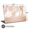 White Rose Gold Marble Universal Laptop 12in (9.8 x 6.8in) Skin
